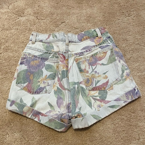 American Apparel High Waisted Denim Jean Shorts - Picture 2 of 4